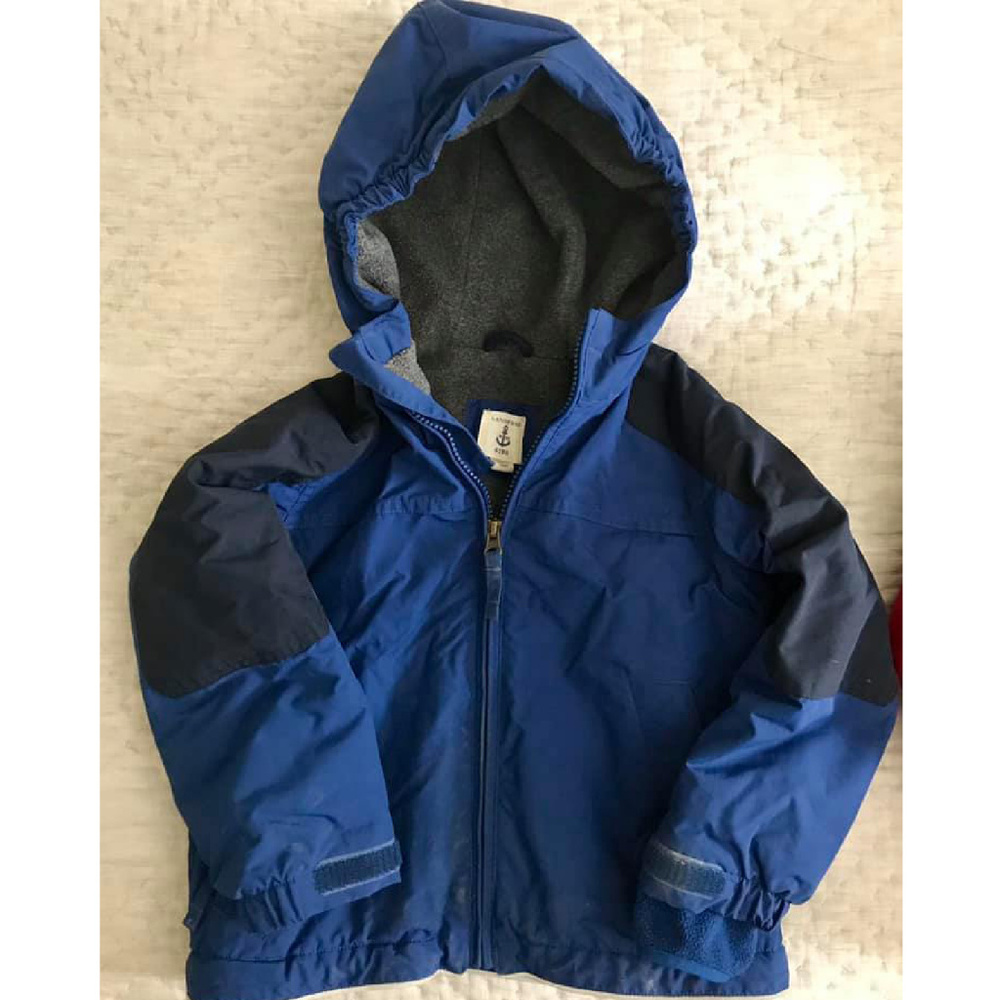 Lands End Kids hooded ski jacket